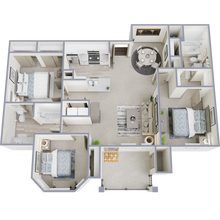 3 bed/2 bath 1611 floor plan